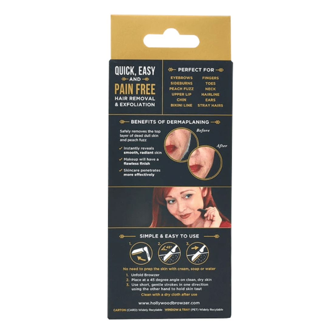 Trio Hollywood Browzer® Dermaplaner - Hollywood Browzer