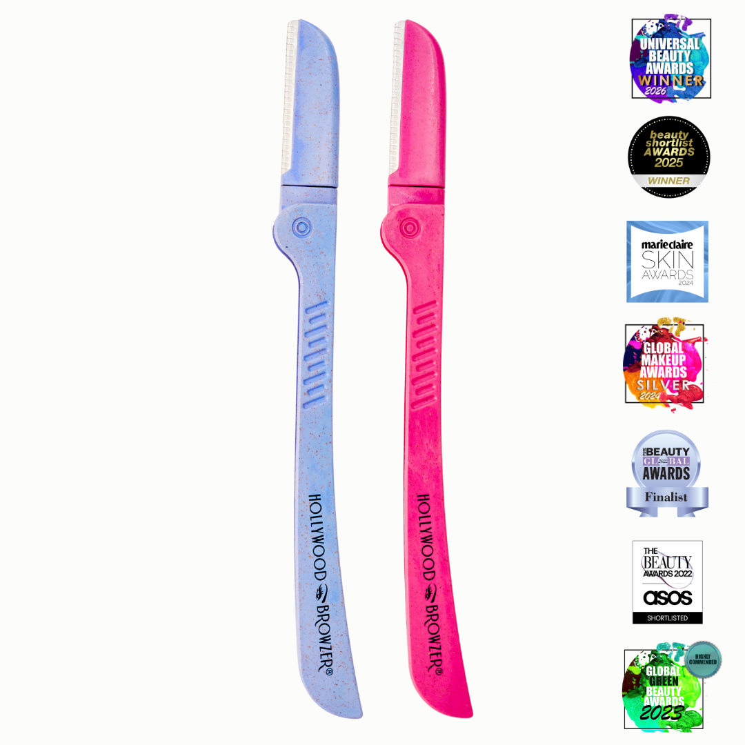 Sustainable wheat straw dermaplaners for smooth, glowing skin - Hollywood Browzer