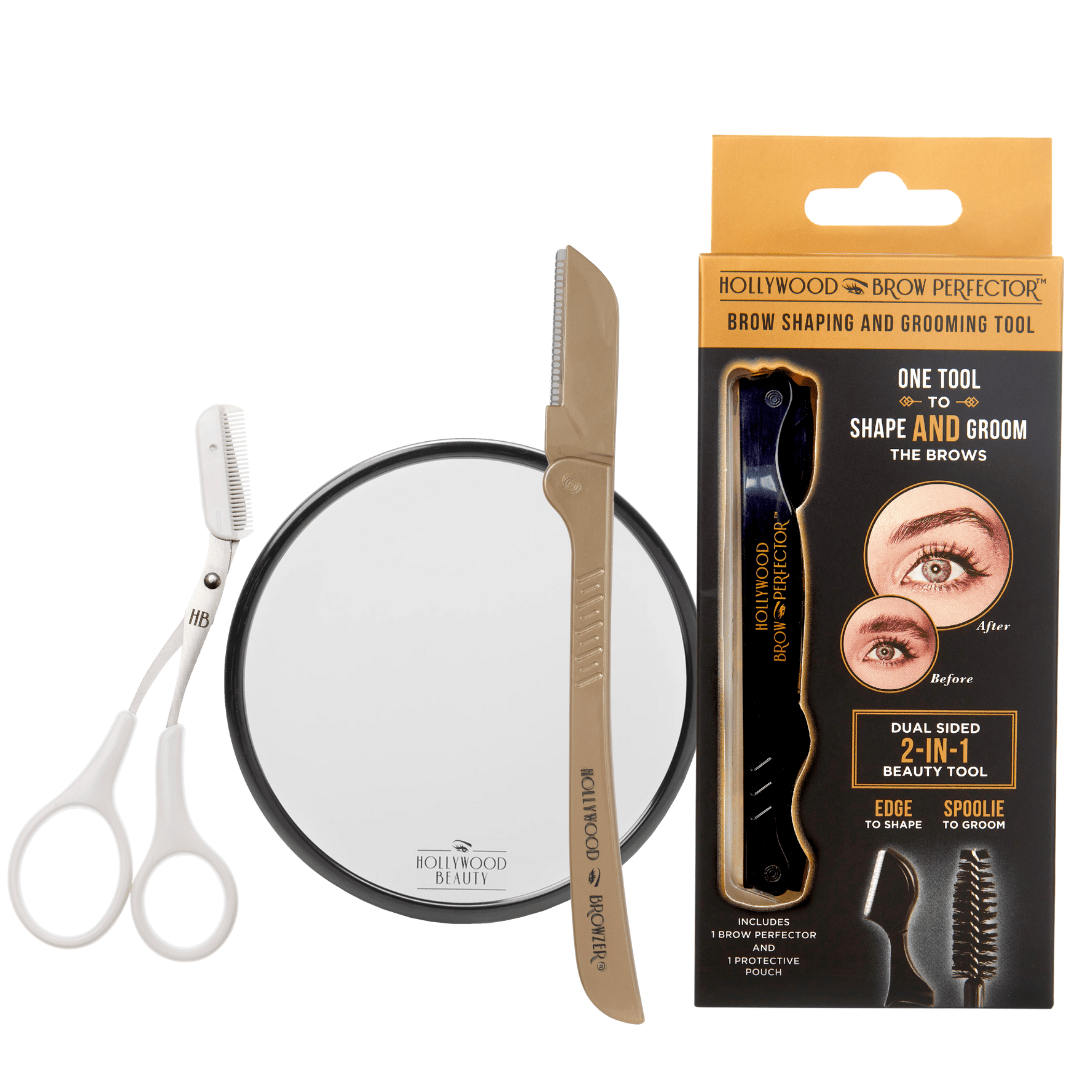 Face & Brows Pro Kit: The Complete Grooming System - Hollywood Browzer