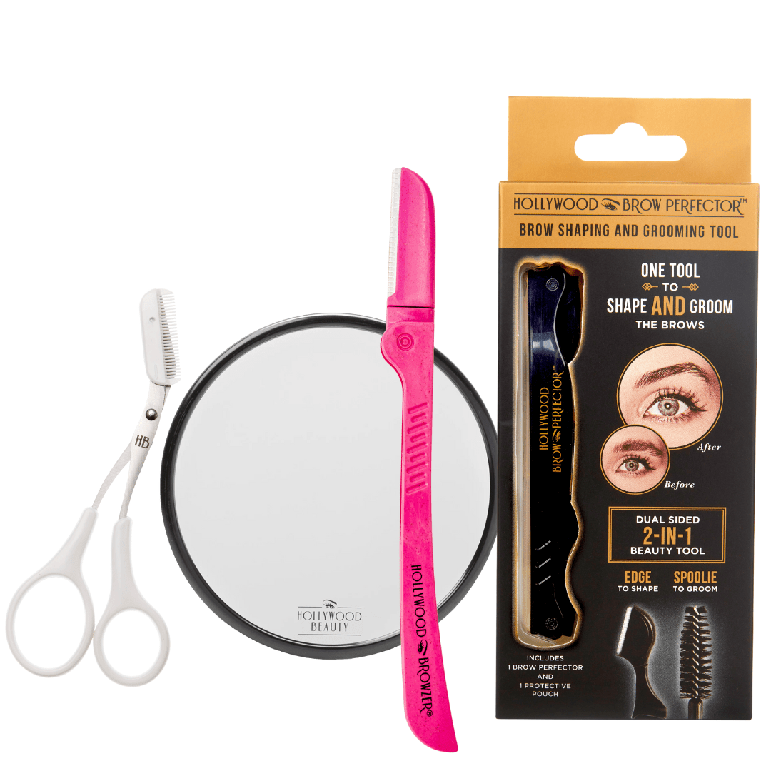 Face & Brows Pro Kit: The Complete Grooming System Eco - Friendly - Hollywood Browzer