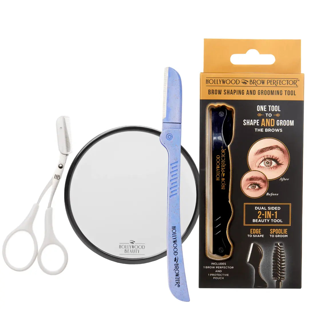 Face & Brows Pro Kit: The Complete Grooming System Eco - Friendly - Hollywood Browzer