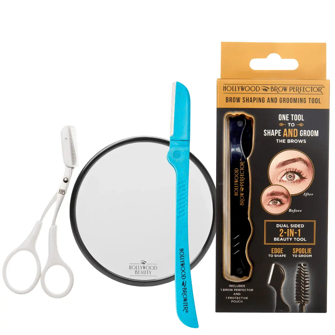 Face & Brows Pro Kit: The Complete Grooming System Eco - Friendly - Hollywood Browzer