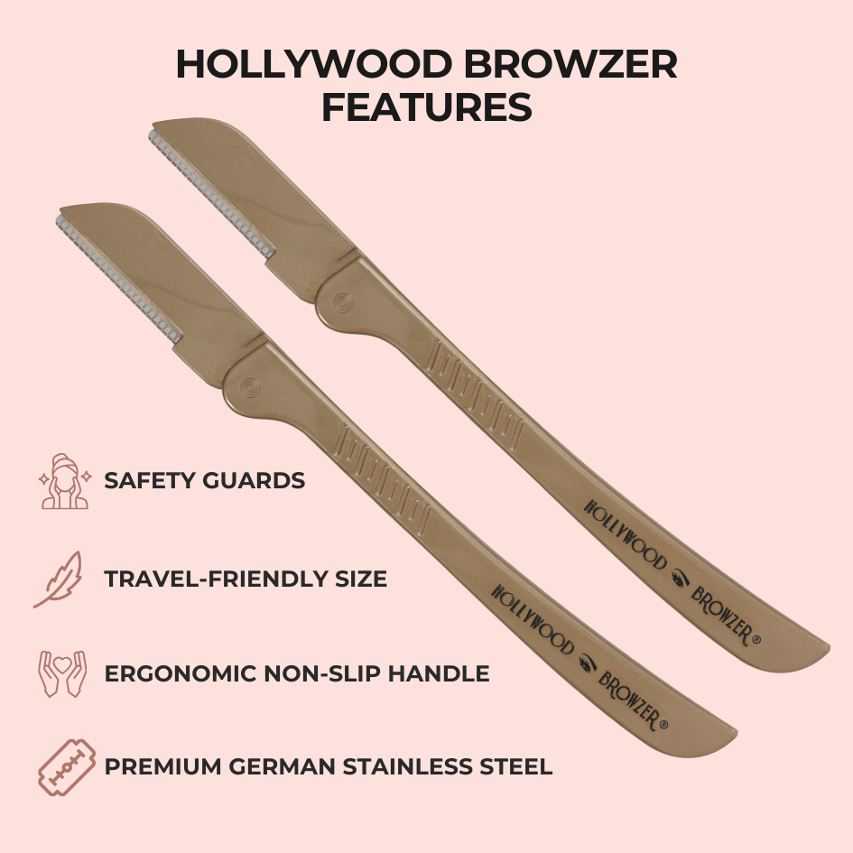 Duo Hollywood Browzer® Dermaplaner - Hollywood Browzer