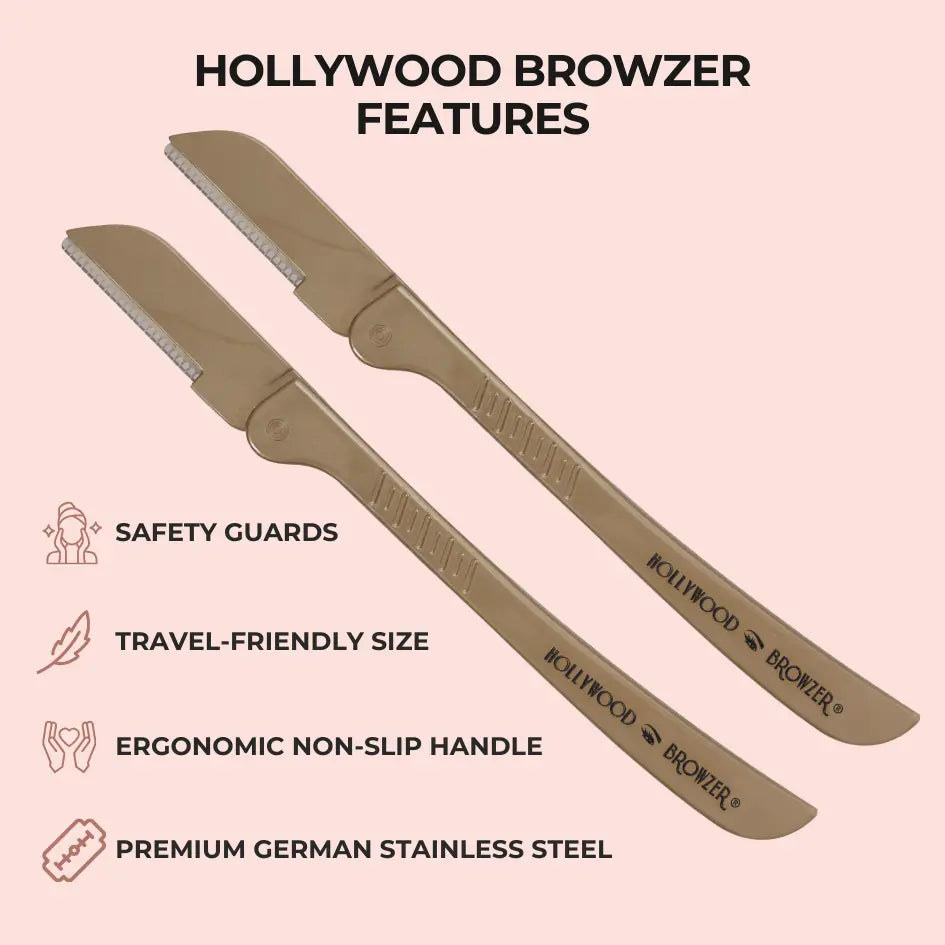 Duo Hollywood Browzer® Dermaplaner - Hollywood Browzer