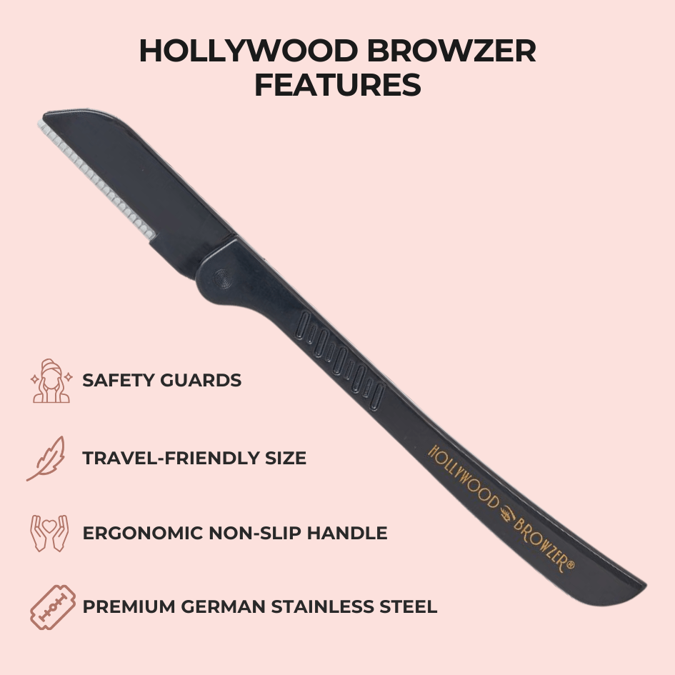 Face & Brows Pro Kit: The Complete Grooming System - Hollywood Browzer