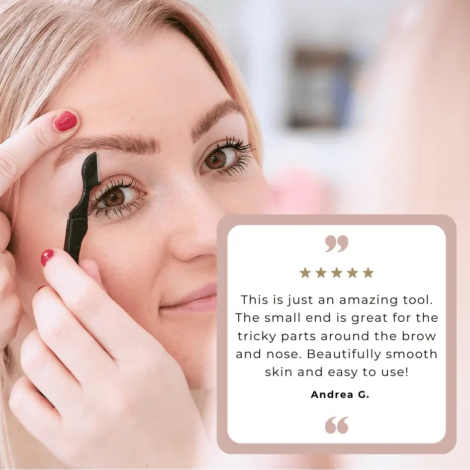 Derma Browzer - Dermaplaner & Brow Shaper - Hollywood Browzer