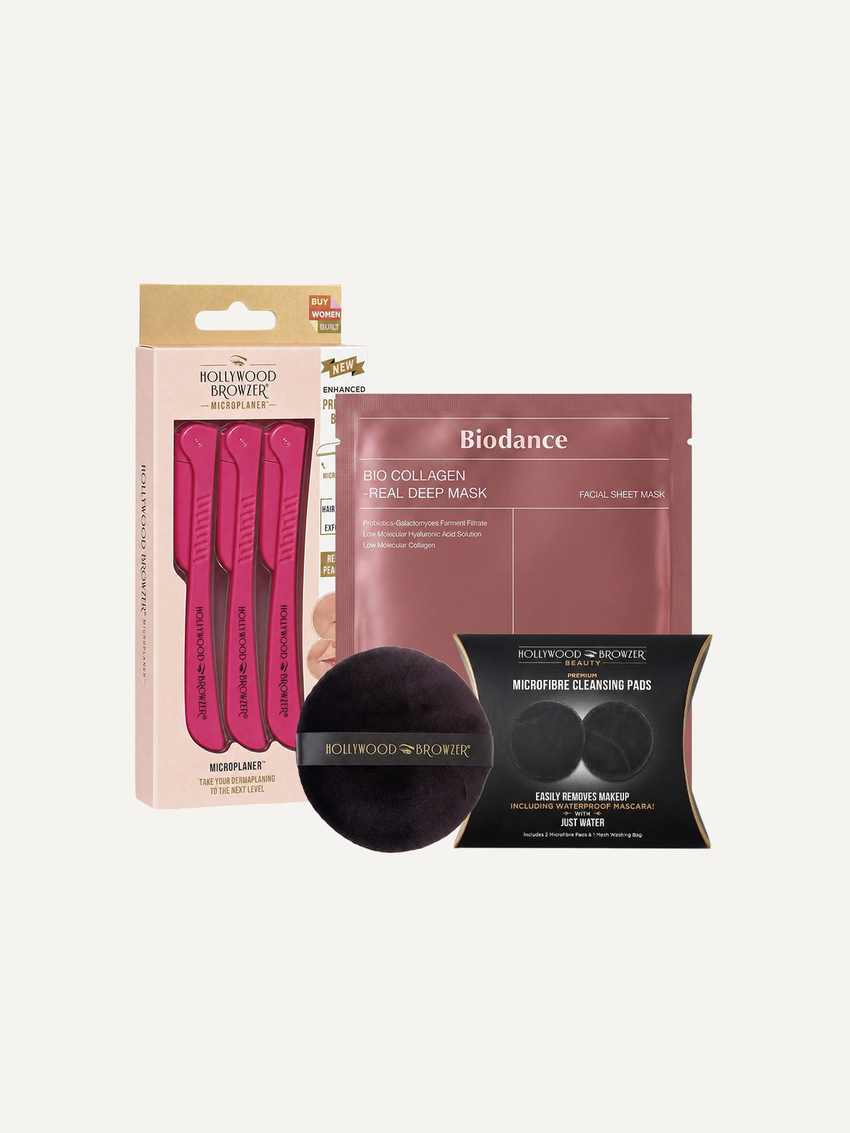 The Microplaner Travel Trio Skin Kit Hollywood Browzer