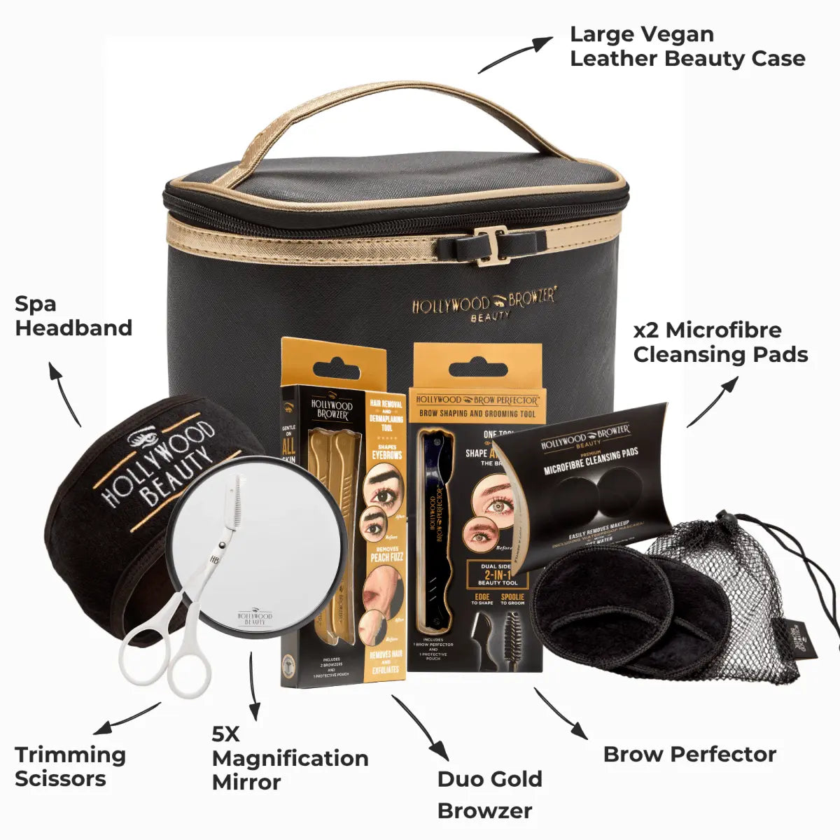 The Ultimate Spa Experience: Deluxe Dermaplaning Collection - Hollywood Browzer
