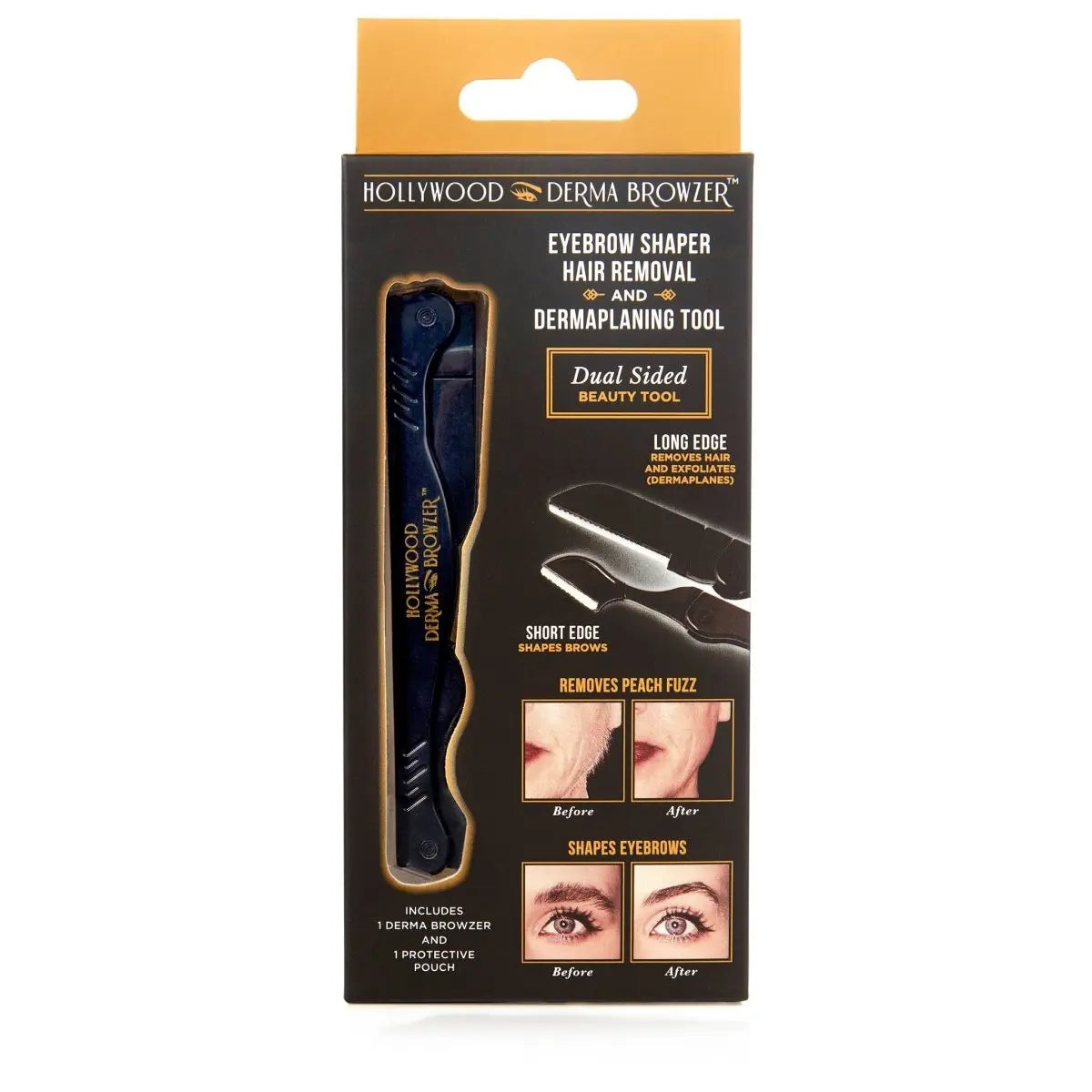 Derma Browzer - Dermaplaner & Brow Shaper - Hollywood Browzer