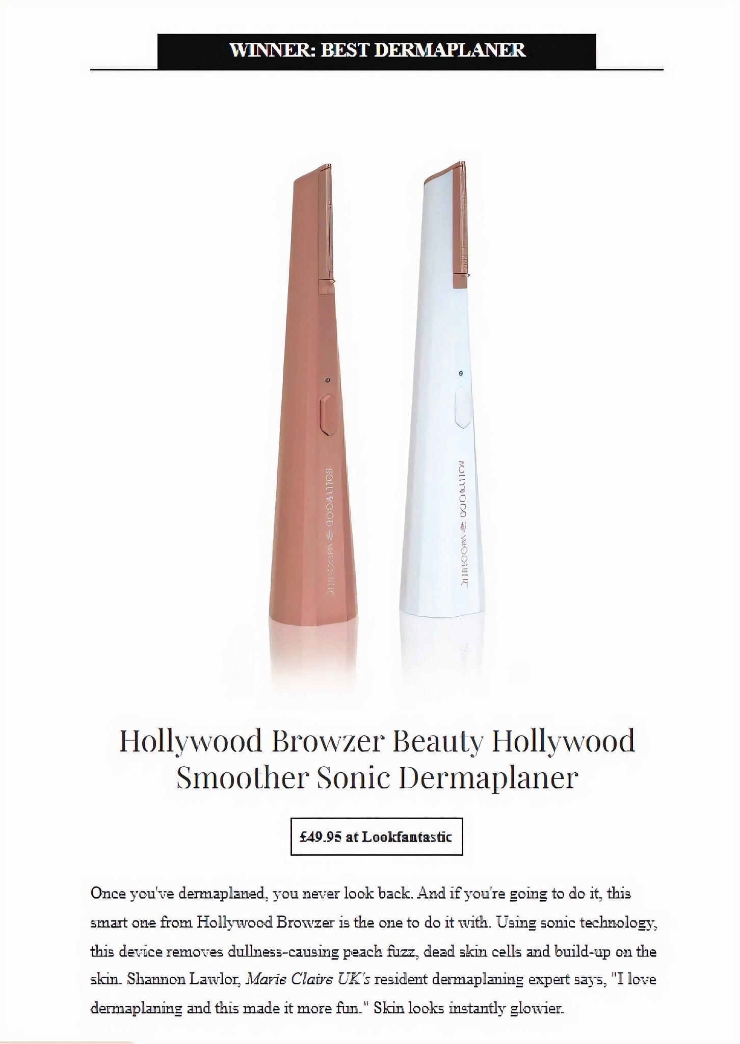 Why the Hollywood Smoother Is Not Just Another Dermaplaner