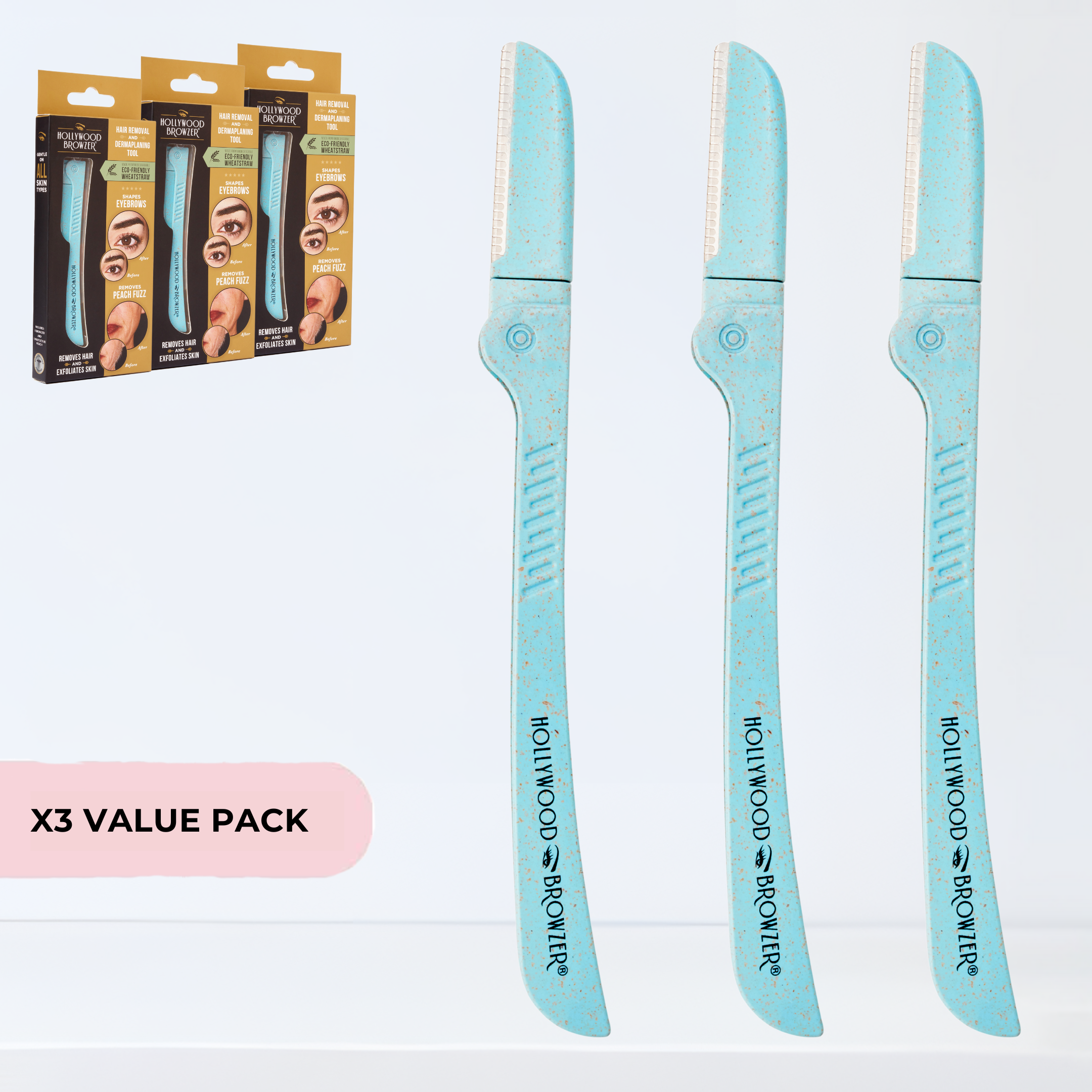 ECO-FRIENDLY WHEAT STRAW TRIO BROWZERS