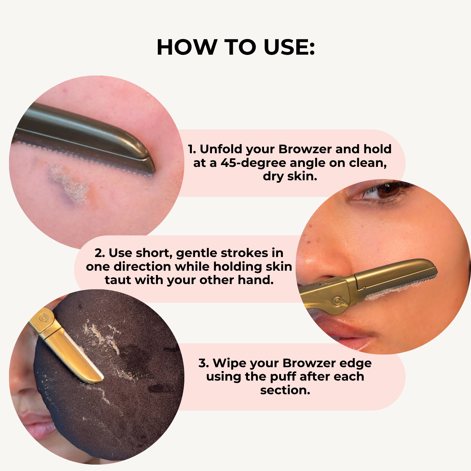 Single Hollywood Browzer® Dermaplaner