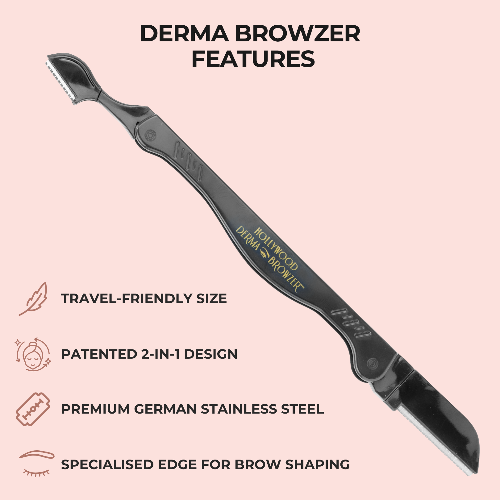 Derma Browzer - Dermaplaner & Brow Shaper