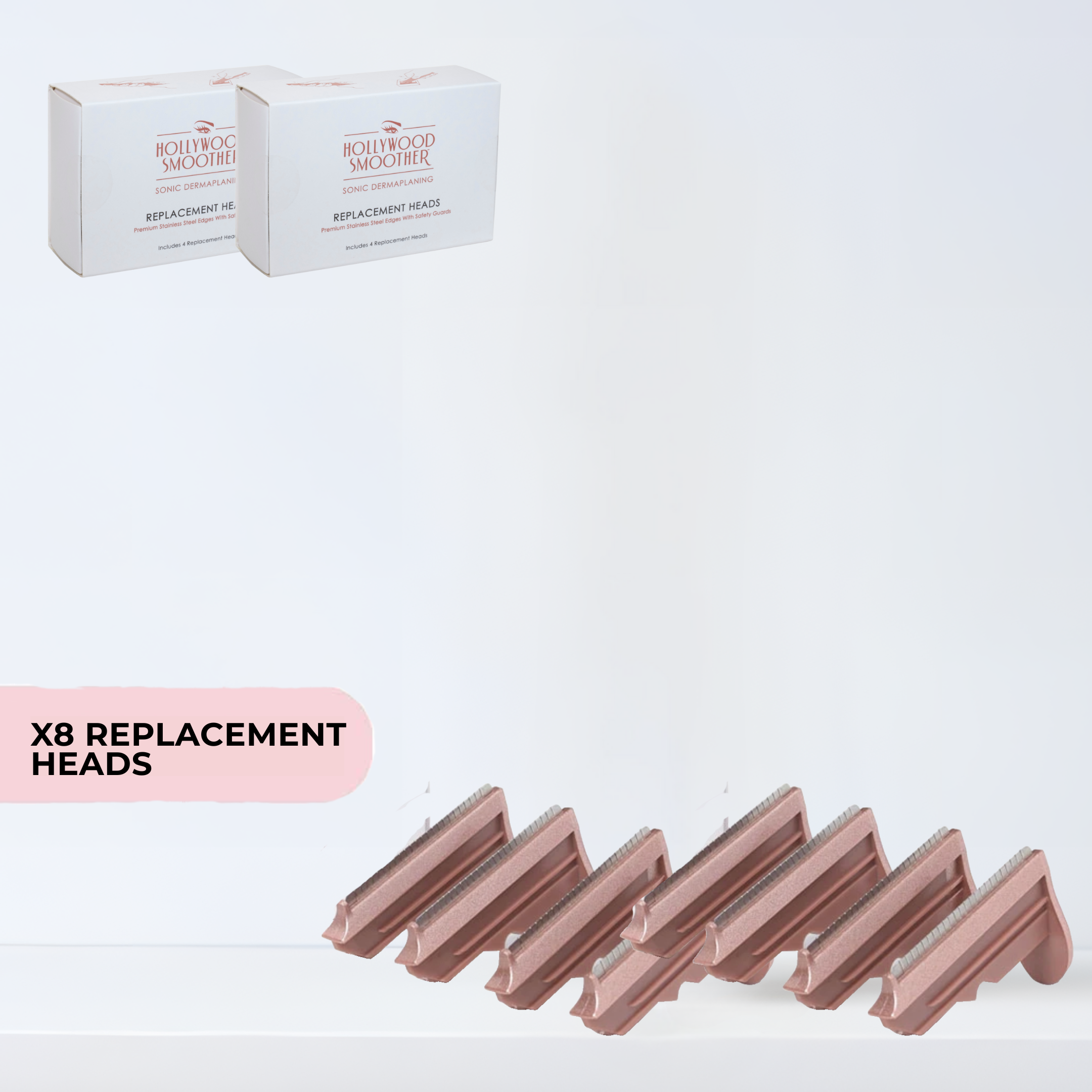 Smoother Head Duo Pack  - 8 x Replacement Heads
