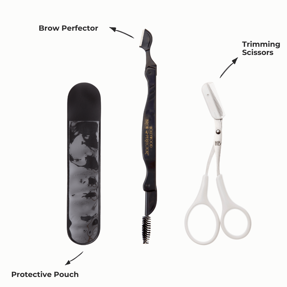 Beautiful Brows - Eyebrow Shaping Tools - Hollywood Browzer