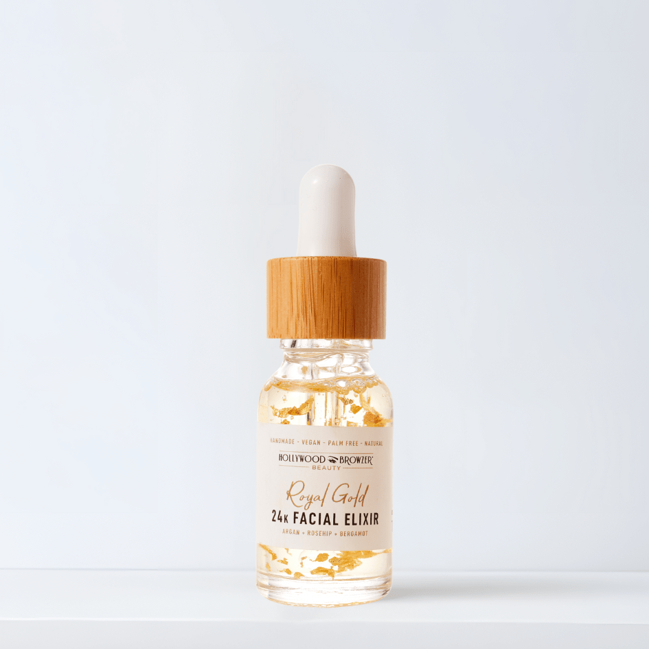 Post Dermaplaning 24K Gold Facial Elixir - Hollywood Browzer
