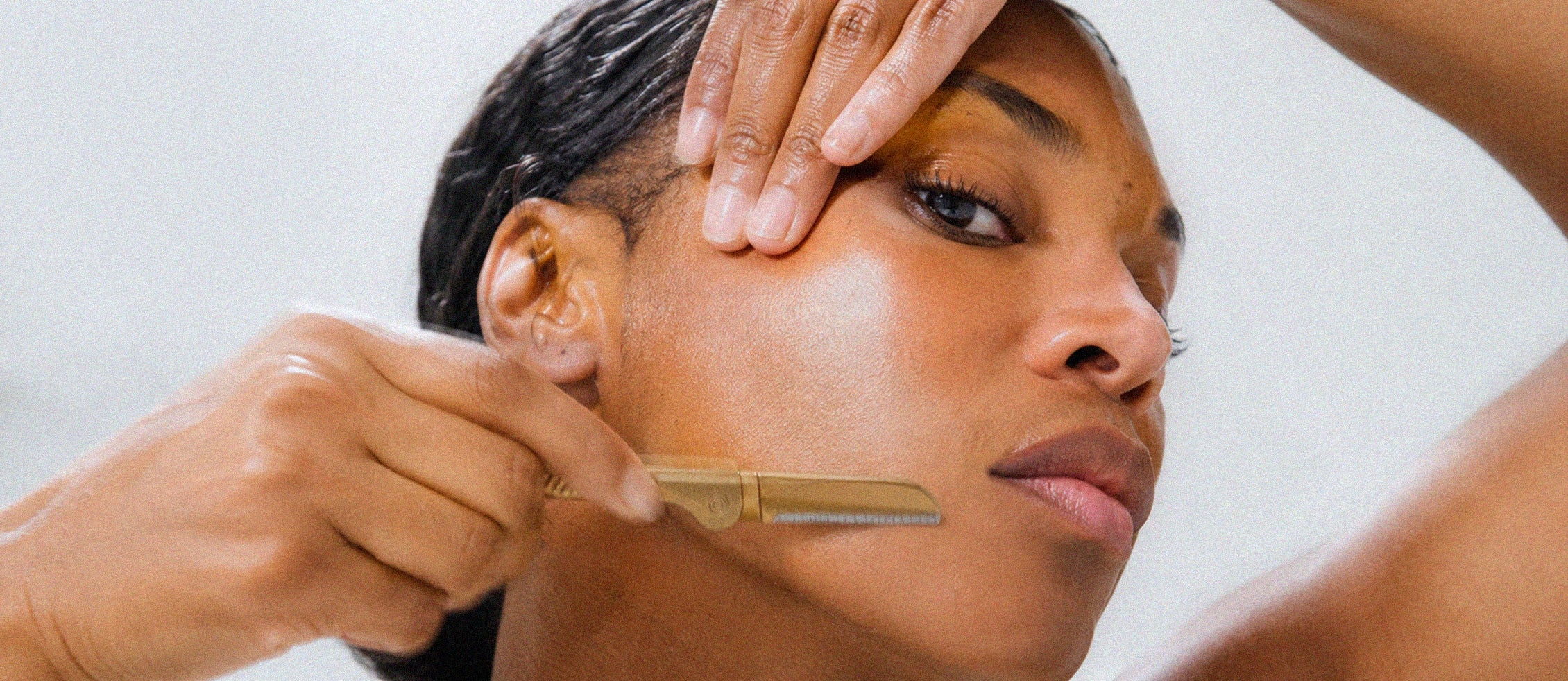 Two minutes before skincare.
