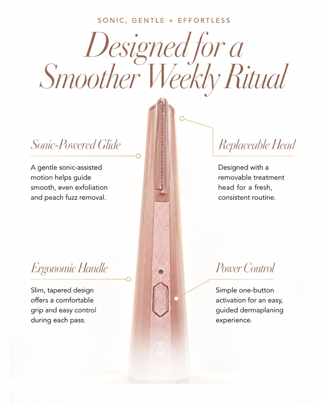 Hollywood Smoother Sonic Dermaplaner hollywoodbrowzer
