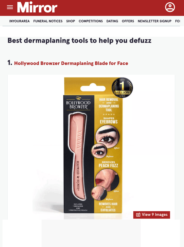 Daily Mirror — Best dermaplaning tools to help you defuzz