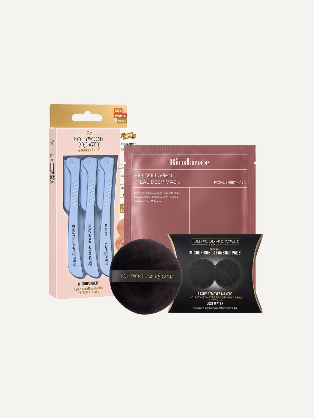 The Microplaner Travel Trio Skin Kit Hollywood Browzer