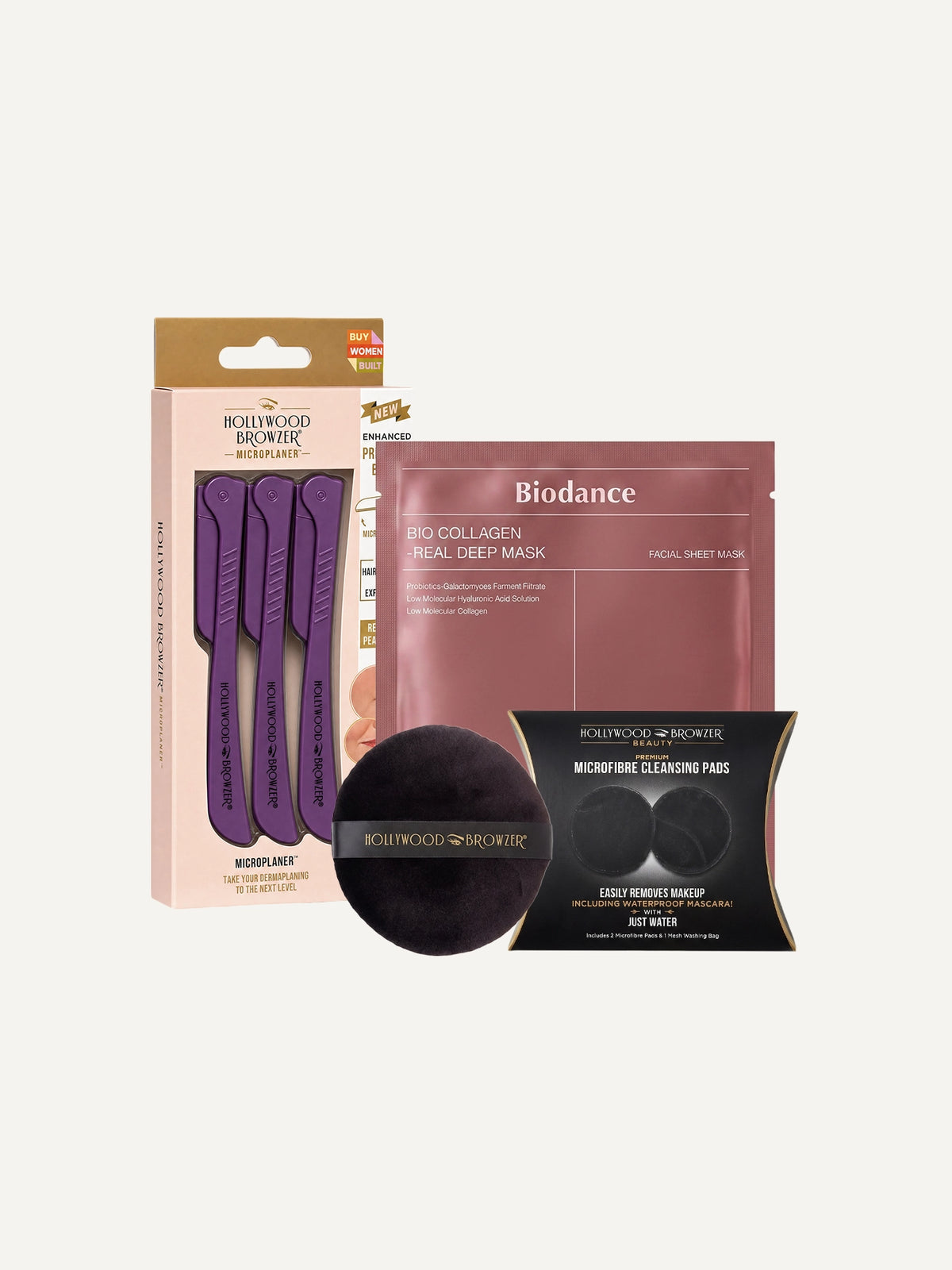The Microplaner Travel Trio Skin Kit Hollywood Browzer