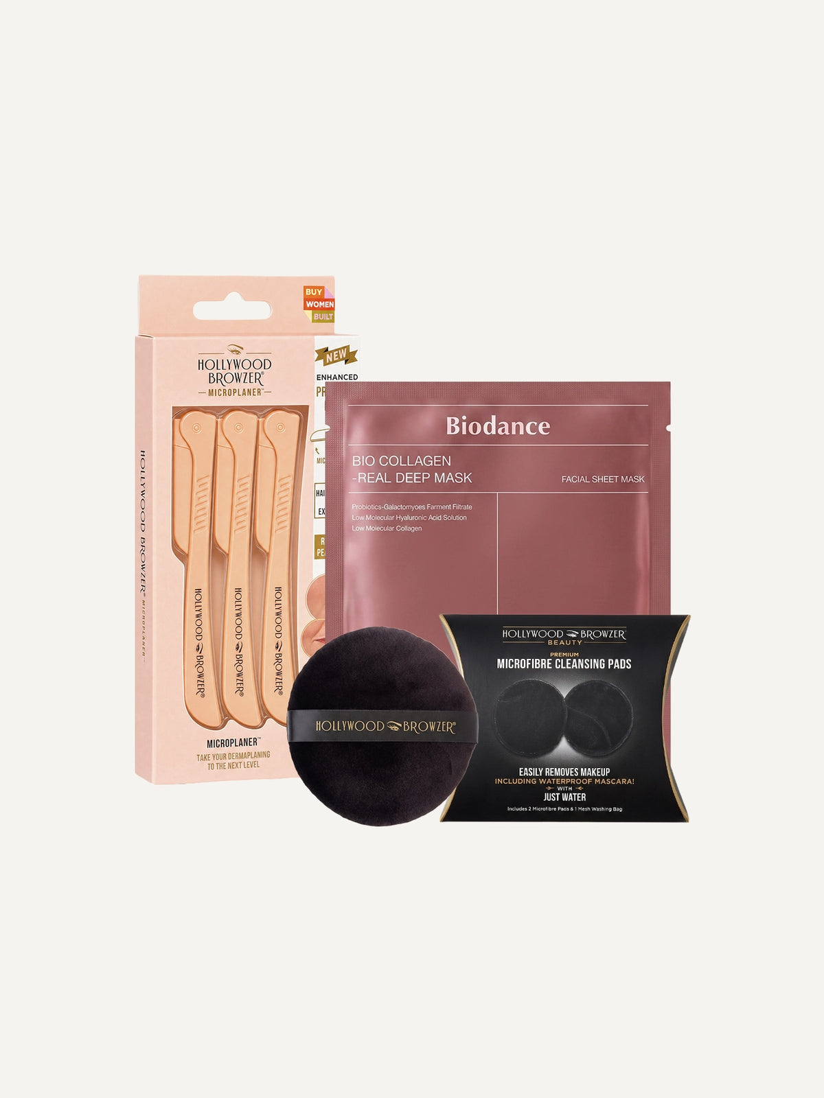The Microplaner Travel Trio Skin Kit Hollywood Browzer