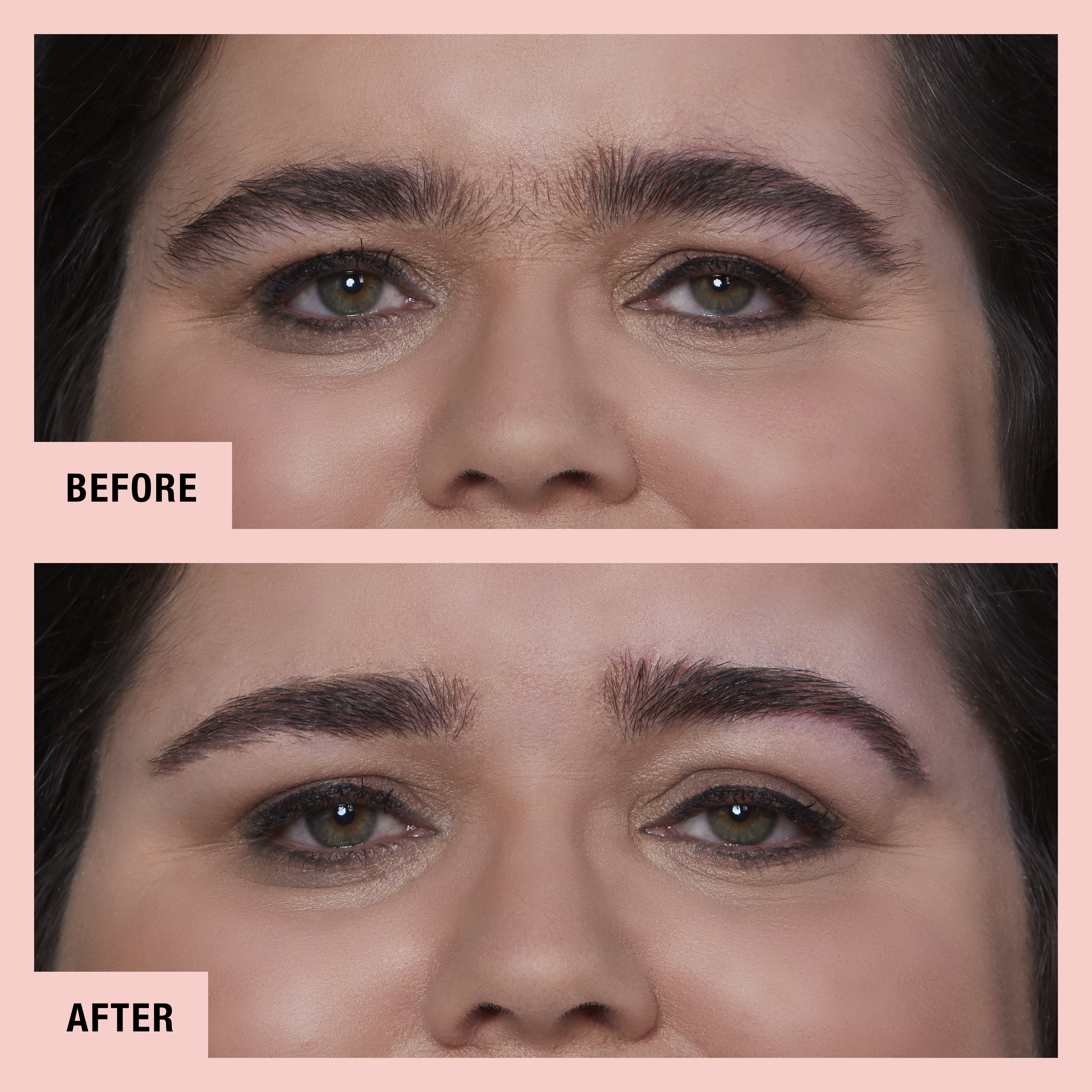 brows before and after- hollywood browzer