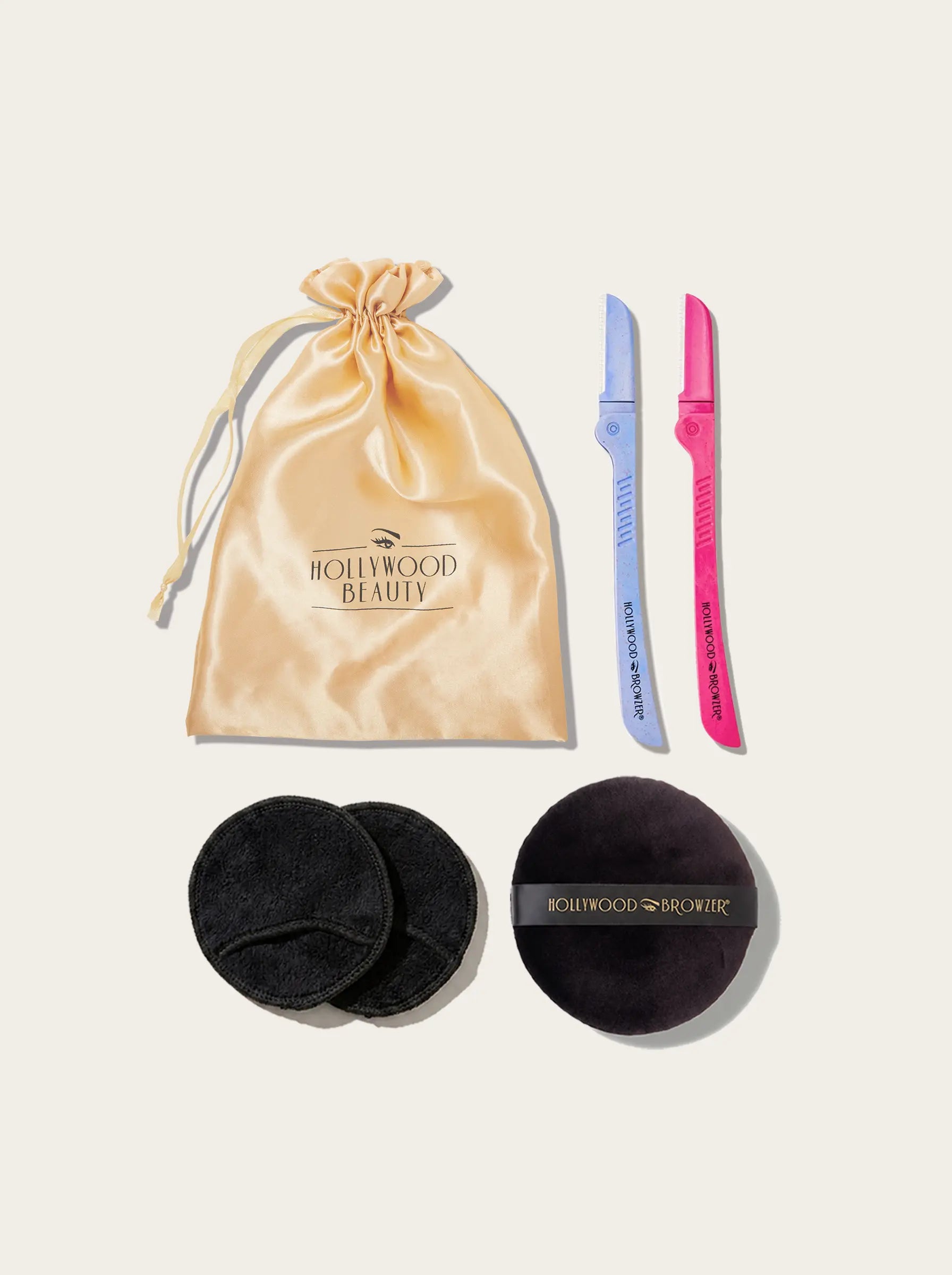 Ultimate Glow Duo Dermaplaning Set Hollywood Browzer