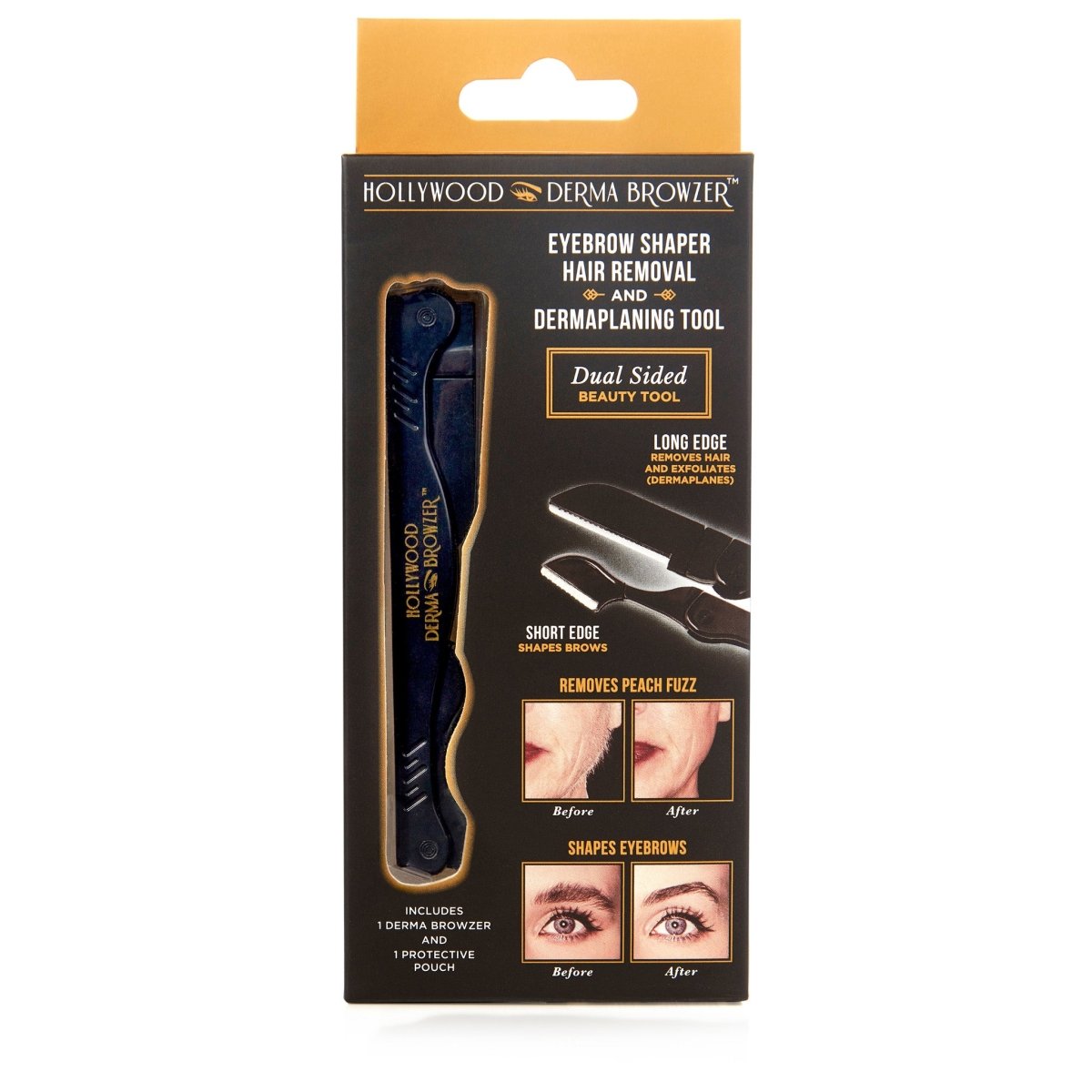 Derma Browzer - Dermaplaner & Brow Shaper - Hollywood Browzer