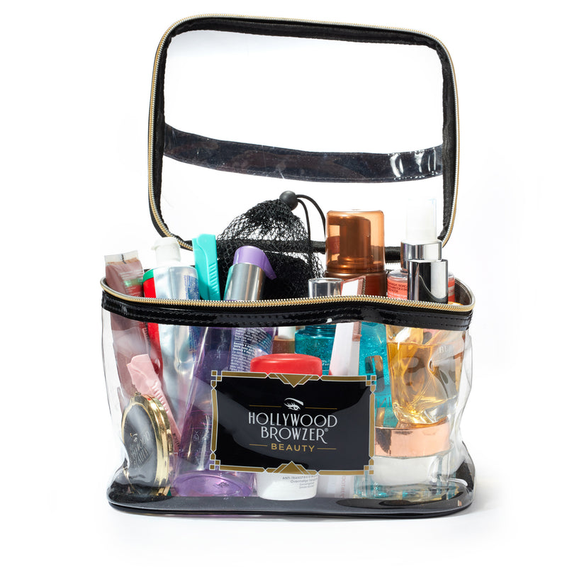 LARGE TOILETRY BAG / COSMETICS CASE﻿ - Hollywood Browzer